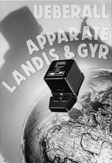 Werbung für Zähler von Landis & Gyr, 1935, AfZ.
